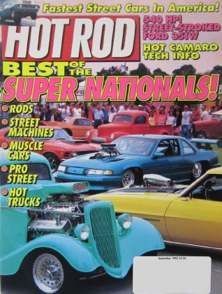 HOT ROD 1992 SEPT - FASTEST ST. CARS, 540 hp WINDSOR